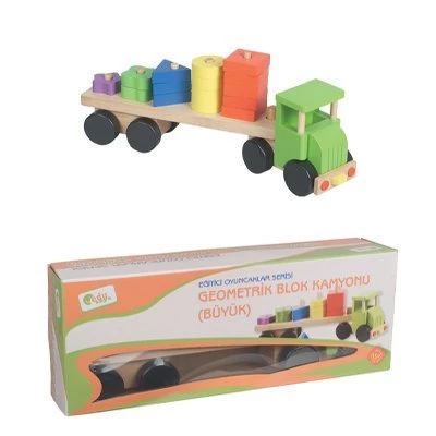 GEOMETRİK BLOKLAR KAMYON (BÜYÜK) ürün görseli 1