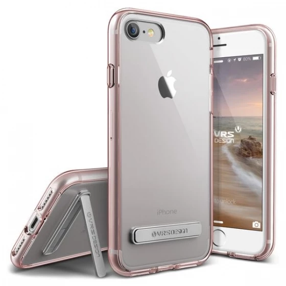 VRS Design iPhone 8 / 7 ile Uyumlu Crystal Mixx Kılıf Rose Gold ürün görseli 1