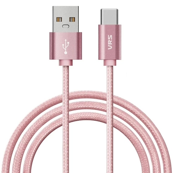 VRS Type-C Kablo Rose Pink ürün görseli 1