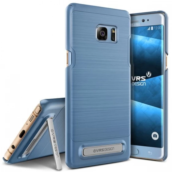 VRS Galaxy Note FE ile Uyumlu Simpli Lite Kılıf Blue ürün görseli 1