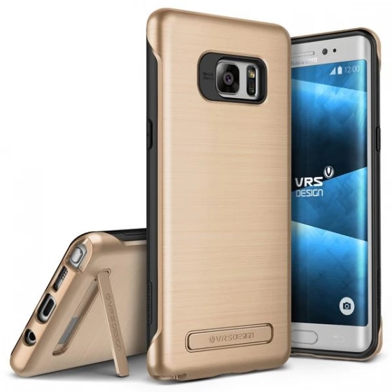 VRS Galaxy Note FE ile Uyumlu Duo Guard Kılıf Shine Gold ürün görseli 1