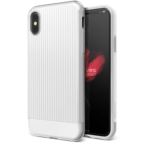 VRS Design iPhone X ile Uyumlu Shine Coat Kılıf White ürün görseli 1