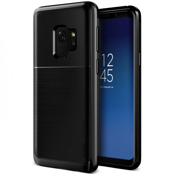 VRS Design Galaxy S9 ile Uyumlu High Pro Shield Kılıf Metallic Black ürün görseli 1