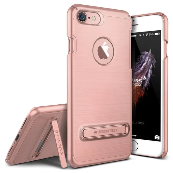 VRSDESIGN iPhone 7 ile Uyumlu Simpli Lite Series Kılıf Rose Gold ürün görseli 1