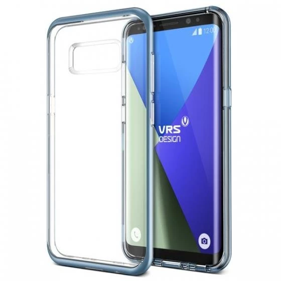 Verus Galaxy S8 ile Uyumlu Crystal Bumper Kılıf Blue Coral ürün görseli 1