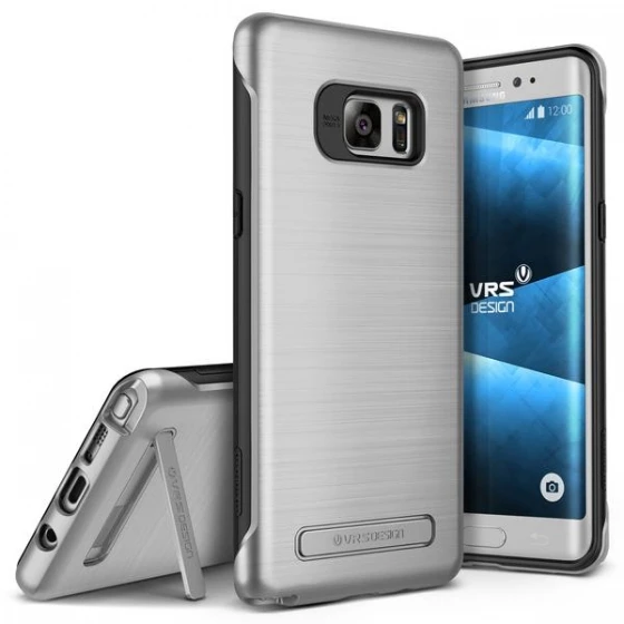 VRS Galaxy Note FE ile Uyumlu Duo Guard Kılıf Light Silver ürün görseli 1