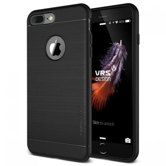 VRS Design iPhone 7 Plus ile Uyumlu Simpli Fit Kılıf Phantom Black ürün görseli 1