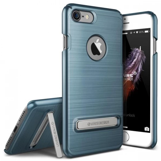 VRS iPhone 7 ile Uyumlu Simpli Lite Kılıf Steel Blue ürün görseli 1