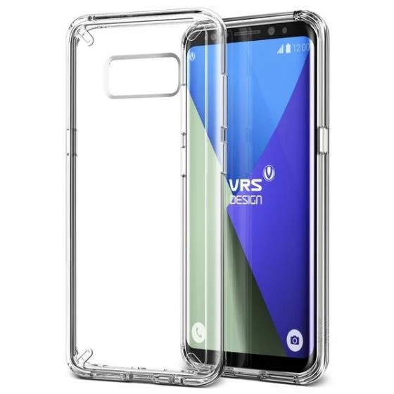 VRS Design Galaxy S8 Plus ile Uyumlu Crystal Mixx Kılıf Clear ürün görseli 1