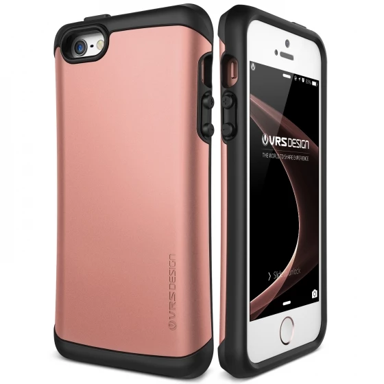 VRS iPhone 5SE ile Uyumlu Hard Drop Kılıf Rose Gold ürün görseli 1