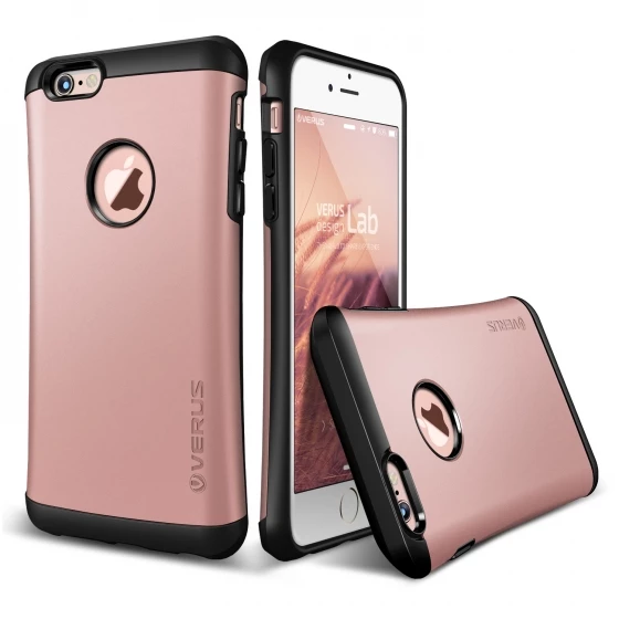 VRS iPhone 6 / 6S ile Uyumlu Thor Hard Drop Kılıf Rose Gold ürün görseli 1