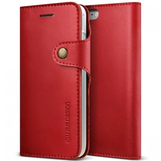 VRS Design iPhone 8 / 7 ile Uyumlu Native Diary Kılıf Wine ürün görseli 1