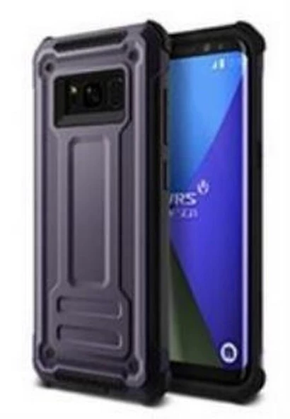 VRS Galaxy S8 Plus ile Uyumlu Terra Guard Kılıf Orchid Gray ürün görseli 1