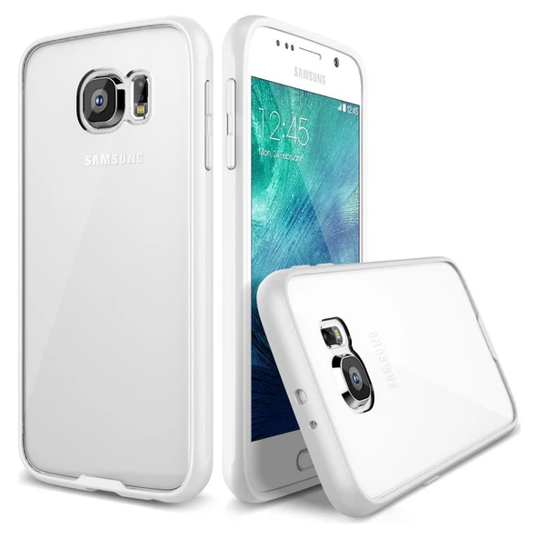 Verus Galaxy S6 ile Uyumlu Crystal Mixx Kılıf White ürün görseli 1