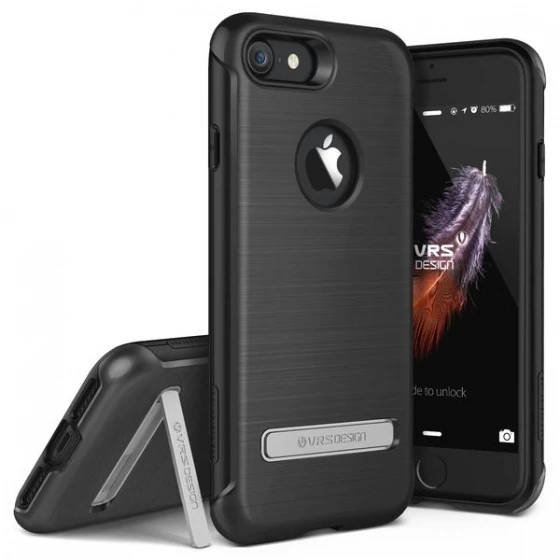 VRS Design iPhone 7 ile Uyumlu Duo Guard Kılıf Titanium Black ürün görseli 1