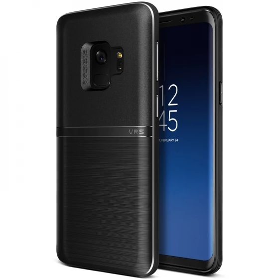 VRS Design Galaxy S9 ile Uyumlu Single Fit Kılıf Black ürün görseli 1