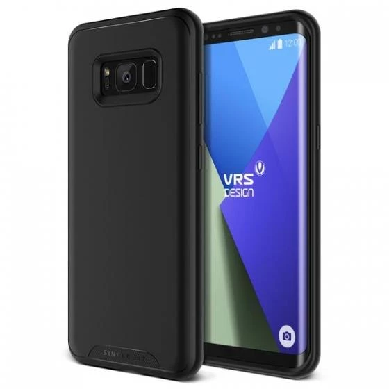 VRS Design Galaxy S8 Plus ile Uyumlu Single Fit Kılıf Black ürün görseli 1