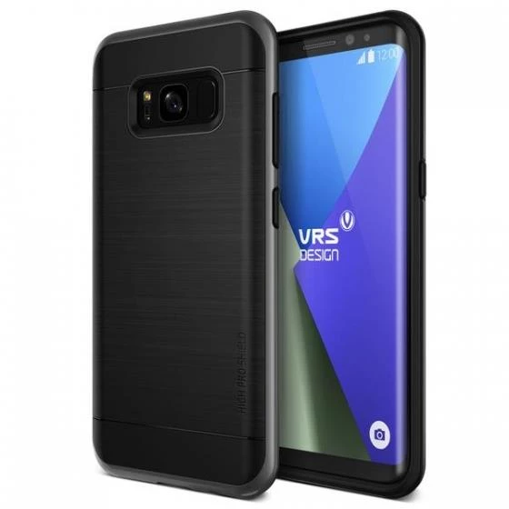 VRS Design Galaxy S8 Plus ile Uyumlu High Pro Shield Kılıf Dark Silver ürün görseli 1