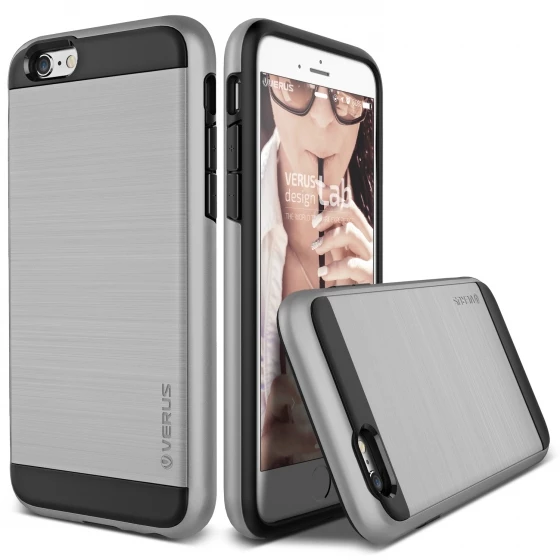 VRS iPhone 6 Plus / 6S Plus ile Uyumlu Verge Kılıf Light Silver ürün görseli 1