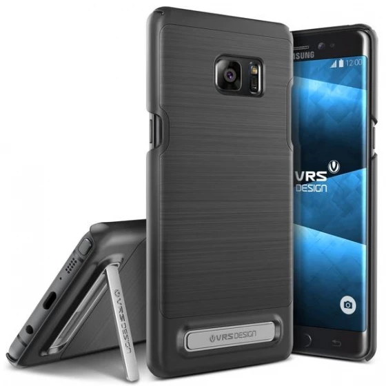 VRS Galaxy Note FE ile Uyumlu Simpli Lite Kılıf Steel Silver ürün görseli 1