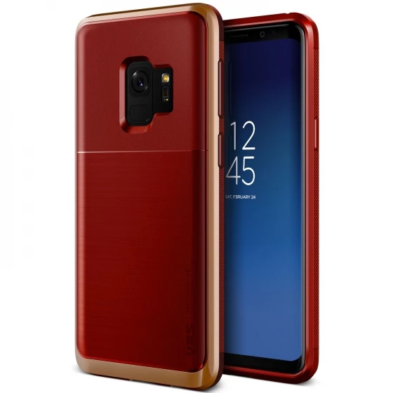 VRS Design Galaxy S9 ile Uyumlu High Pro Shield Kılıf Red Blush Gold ürün görseli 1