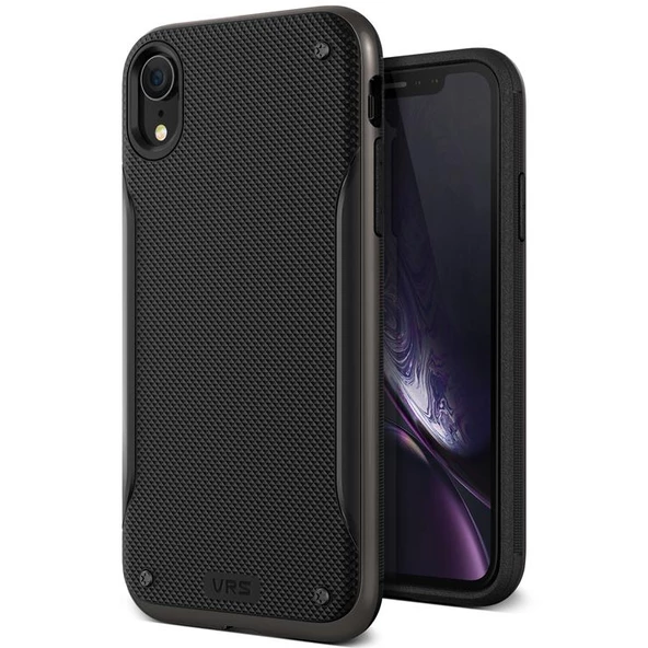 VRS iPhone XR ile Uyumlu High Pro Shield Kılıf Metallic Black ürün görseli 1
