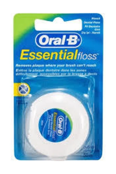 Oral-B Diş İpi Essential floss 50 mt mumlu ürün görseli 1