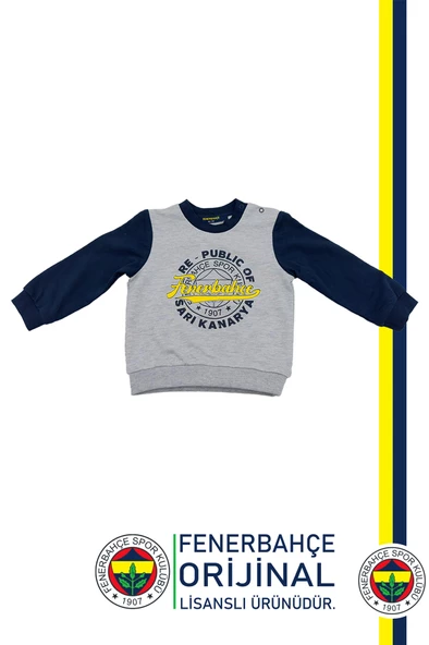 Fenerbahçe Orijinal Lisanslı Lacivert Bebek Sweat Republic Of Fenerbahçe ürün görseli 1