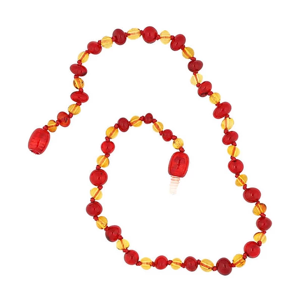 Bebek Damla Kehribar Diş Kolye - Resim 5