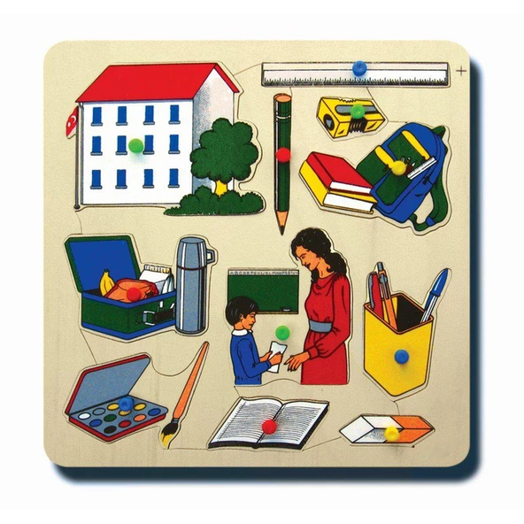 OKULUMUZ (KULPLU) PUZZLE ürün görseli 1