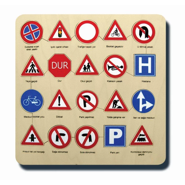 TRAFİK İŞARETLERİ PUZZLE ürün görseli 1