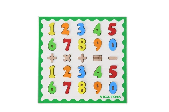 4 İŞLEM MATEMATİK TABLASI (PUZZLE) YENİ ürün görseli 1