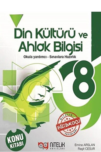 NİTELİK 8.SINIF DİN KÜLTÜRÜ VE AHLAK BİLGİSİ KONU KİTABI ürün görseli 1