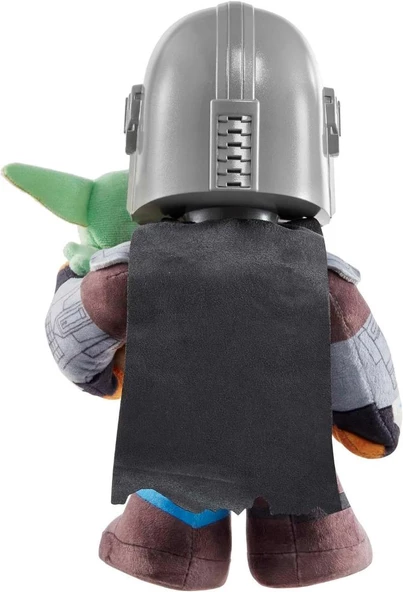 Star Wars Mandalorian Sesli Pelüş Figür HPC19 - Resim 5