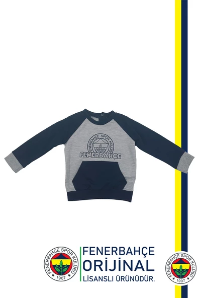 Fenerbahçe Orijinal Fb Logo Sarı-Lacivert Bebek Sweat ürün görseli 1