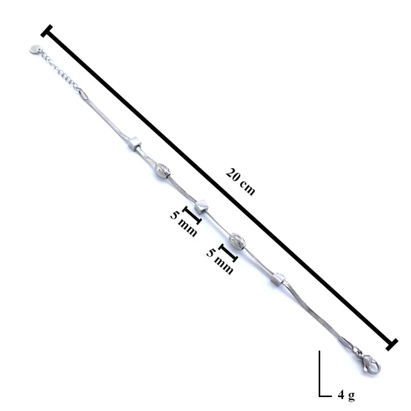 BZ 316L Çelik Bileklik BLK-892 - Resim 5