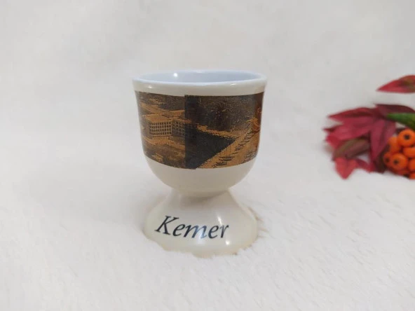 Seramik Shot Bardak Kemer Temalı Kemer Yazılı ürün görseli 1