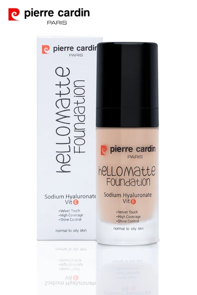Pierre Cardin HelloMatte Foundation - Medium Beige - 30 ML - Resim 10