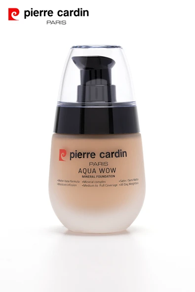 Pierre Cardin Aqua Wow Mineralli Su Bazlı Fondöten Ivory Skin with Warm Yellow ürün görseli 1