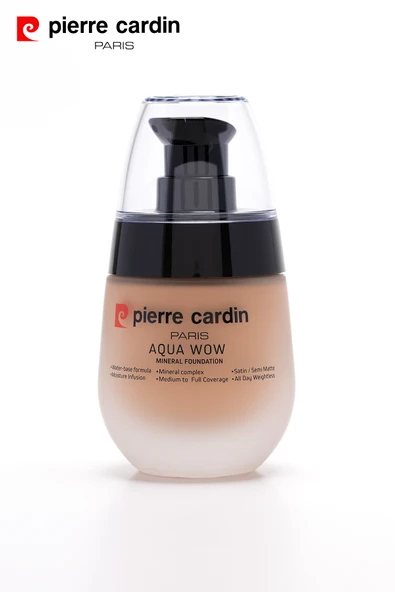 Pierre Cardin Aqua Wow Mineralli Su Bazlı Fondöten Rose Skin with Neutral Beige ürün görseli 1