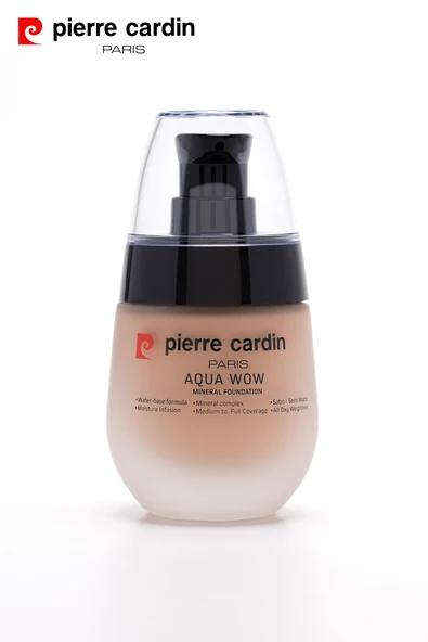 Pierre Cardin Aqua Wow Mineralli Su Bazlı Fondöten Tawny Beige with Warm Neutral ürün görseli 1