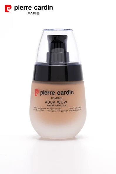 Pierre Cardin Aqua Wow Mineralli Su Bazlı Fondöten Medium Skin with Very Warm ürün görseli 1