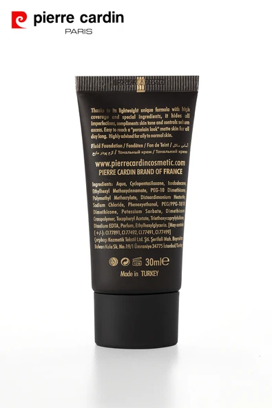 Pierre Cardin Truly Matte Foundation -  Ivory Buff - Resim 10