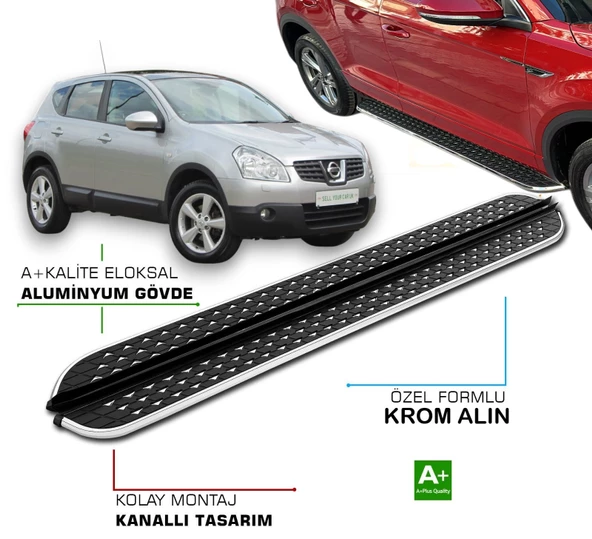 NİSSAN QASHQAİ 2007 2008 2009 2010 2011 2012 2013 2014 YAN BASAMAK ürün görseli 1
