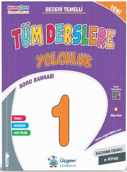 Üçgen 2025 1. Sınıf 2. Dönem Tüm Derslere Yolculuk Soru Bankası ürün görseli 1