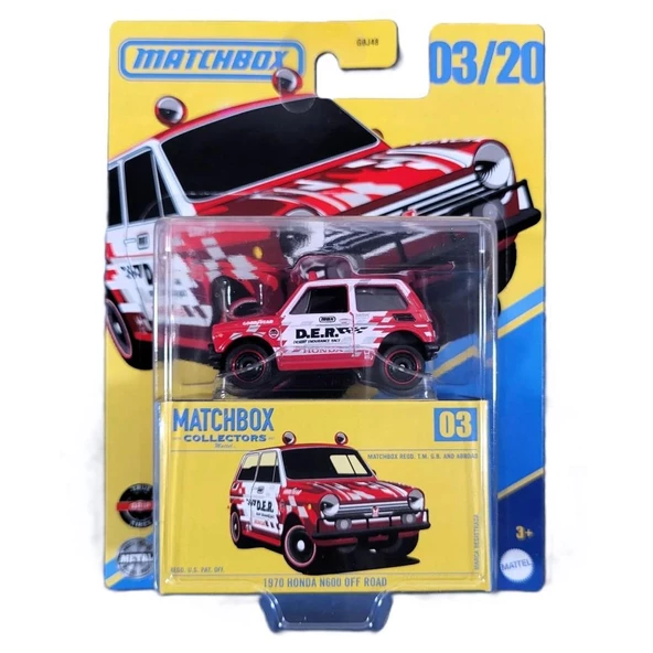 Matchbox Koleksiyon Araçlar GBJ48 - JCL34 1970 HONDA N600 OFF ROAD ürün görseli 1
