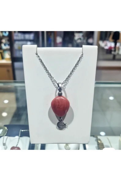 Jadem Gold Mercan Dogaltaş Kolye - Resim 5