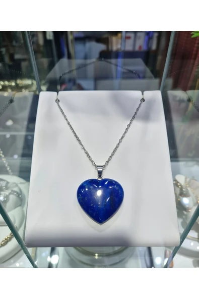 Jadem Gold Lapis Dogaltaş Kolye - Resim 5