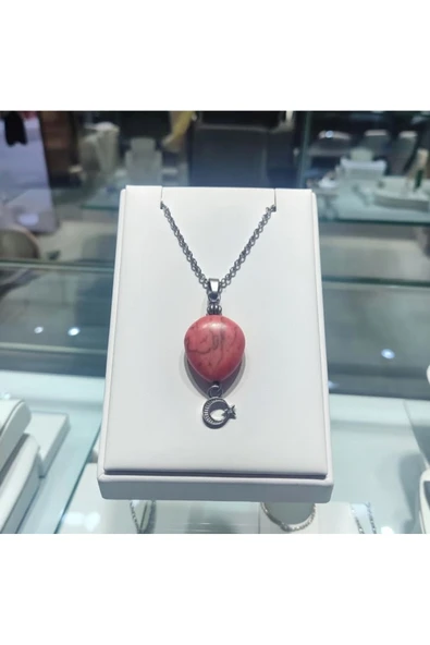 Jadem Gold Mercan Dogaltaş Kolye - Resim 3