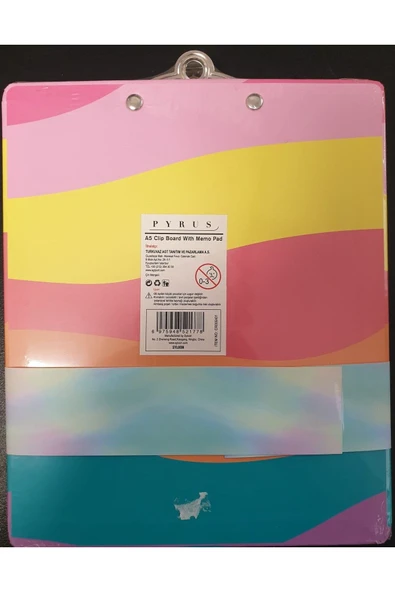 Pyrus A5 Clıpboard Wıth Memo Pad Sunshıne ürün görseli 1